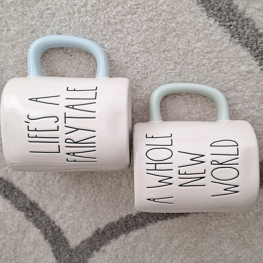 2 X Disney Princesses Rae Dunn Mug Set